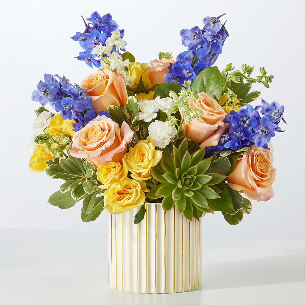 Cobalt Reverie Bouquet – Rosehaus Floral, Suamico WI