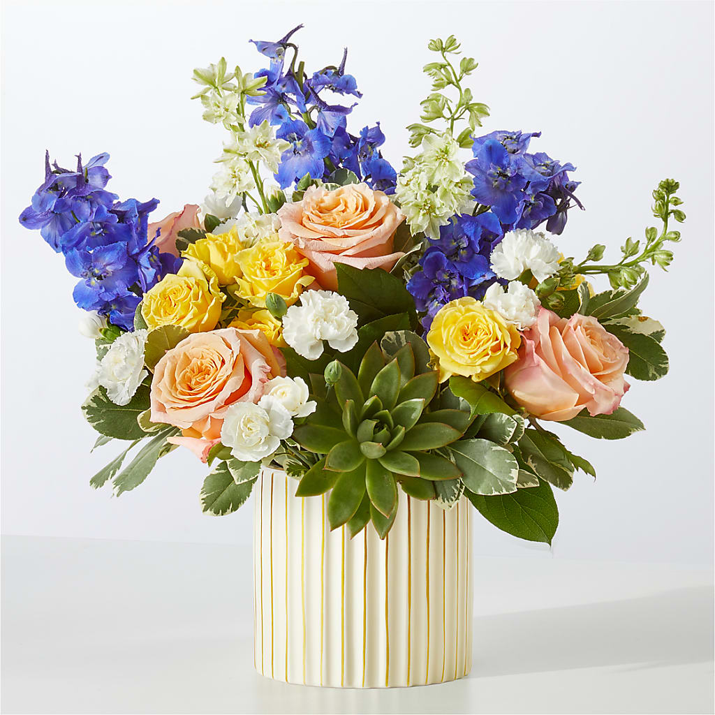 Cobalt Reverie Bouquet – Rosehaus Floral, Suamico WI