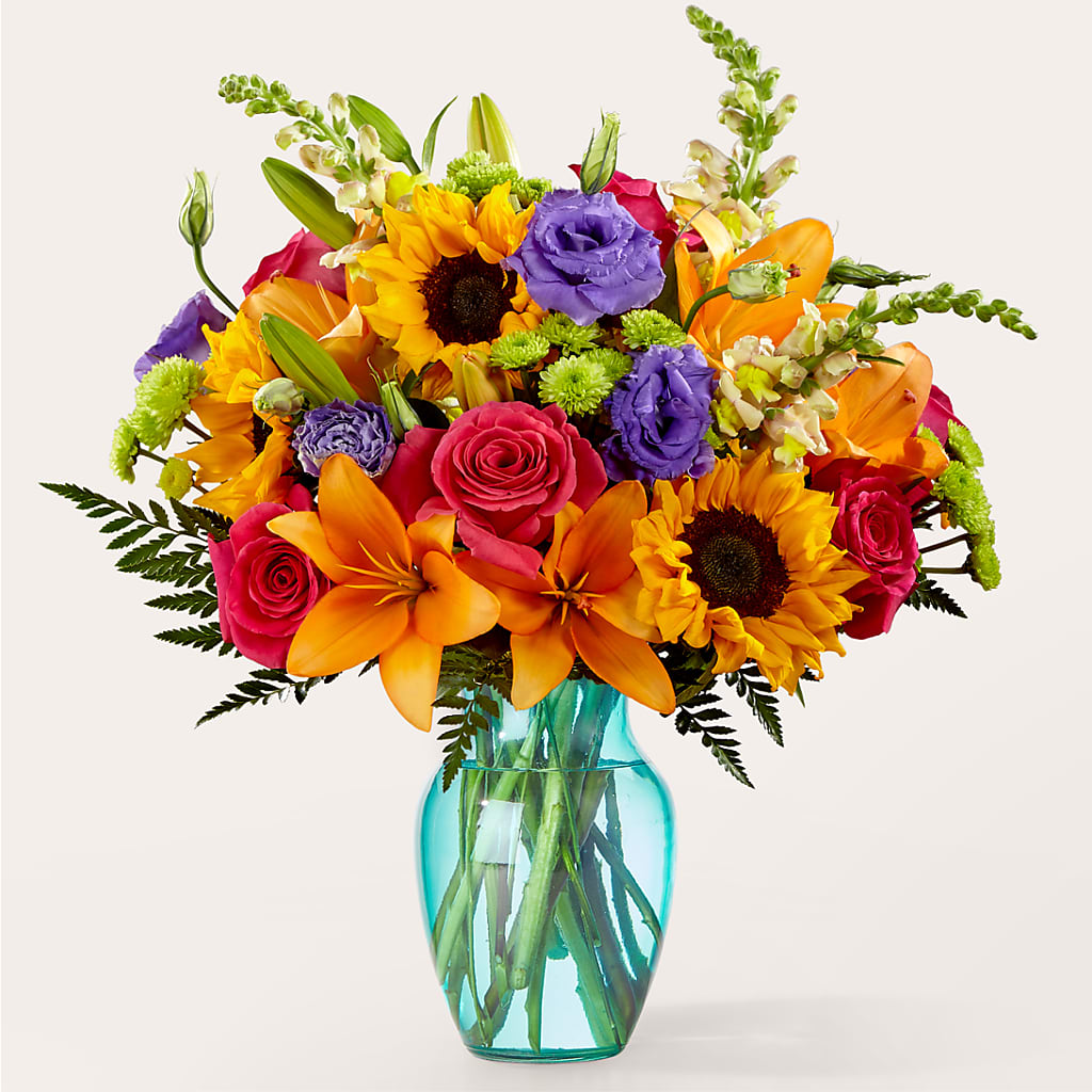 Double Rainbow Bouquet – Rosehaus Floral, Suamico WI