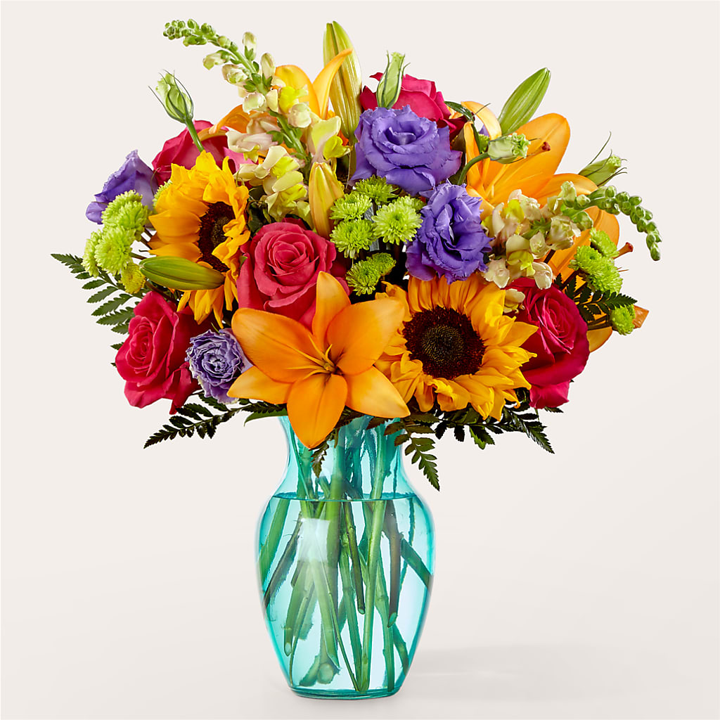 Double Rainbow Bouquet – Rosehaus Floral, Suamico WI
