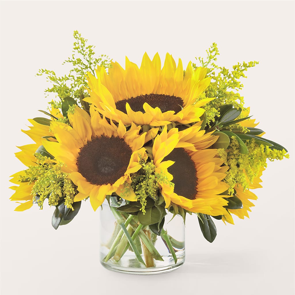 Beaming Sunflower Bouquet – Rosehaus Floral, Suamico WI
