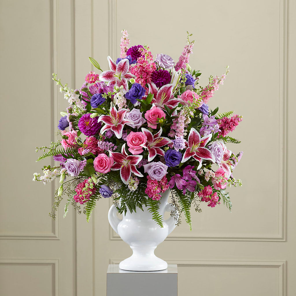 Peaceful Tribute Arrangement – Rosehaus Floral, Suamico WI