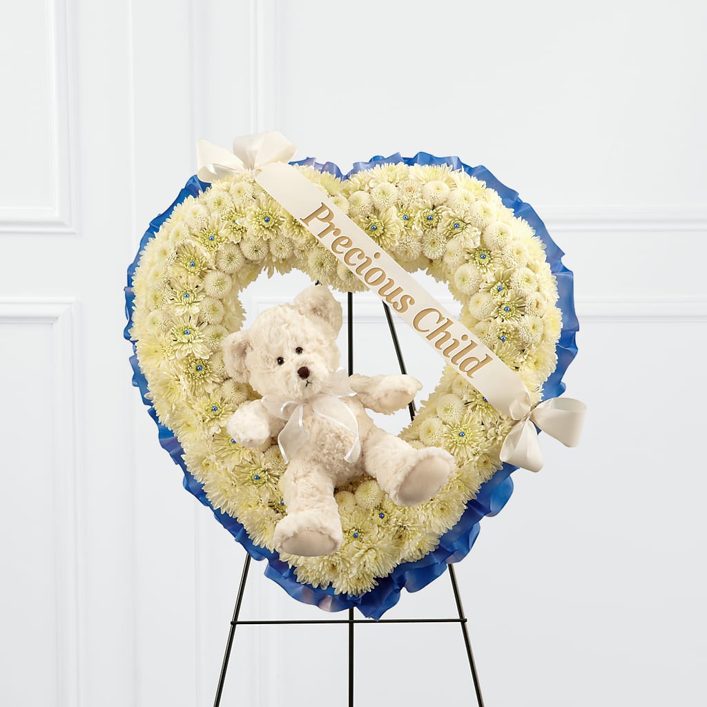 Precious Child Standing Heart – Rosehaus Floral, Suamico WI
