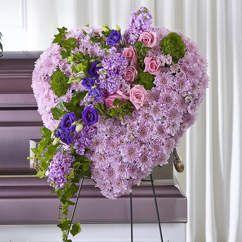 Treasured Love Standing Heart – Rosehaus Floral, Suamico WI