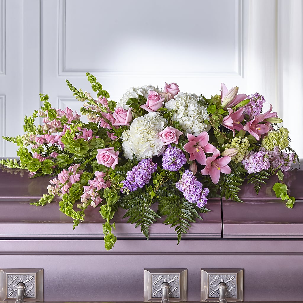 Life's Gratitude Casket Spray – Rosehaus Floral, Suamico WI