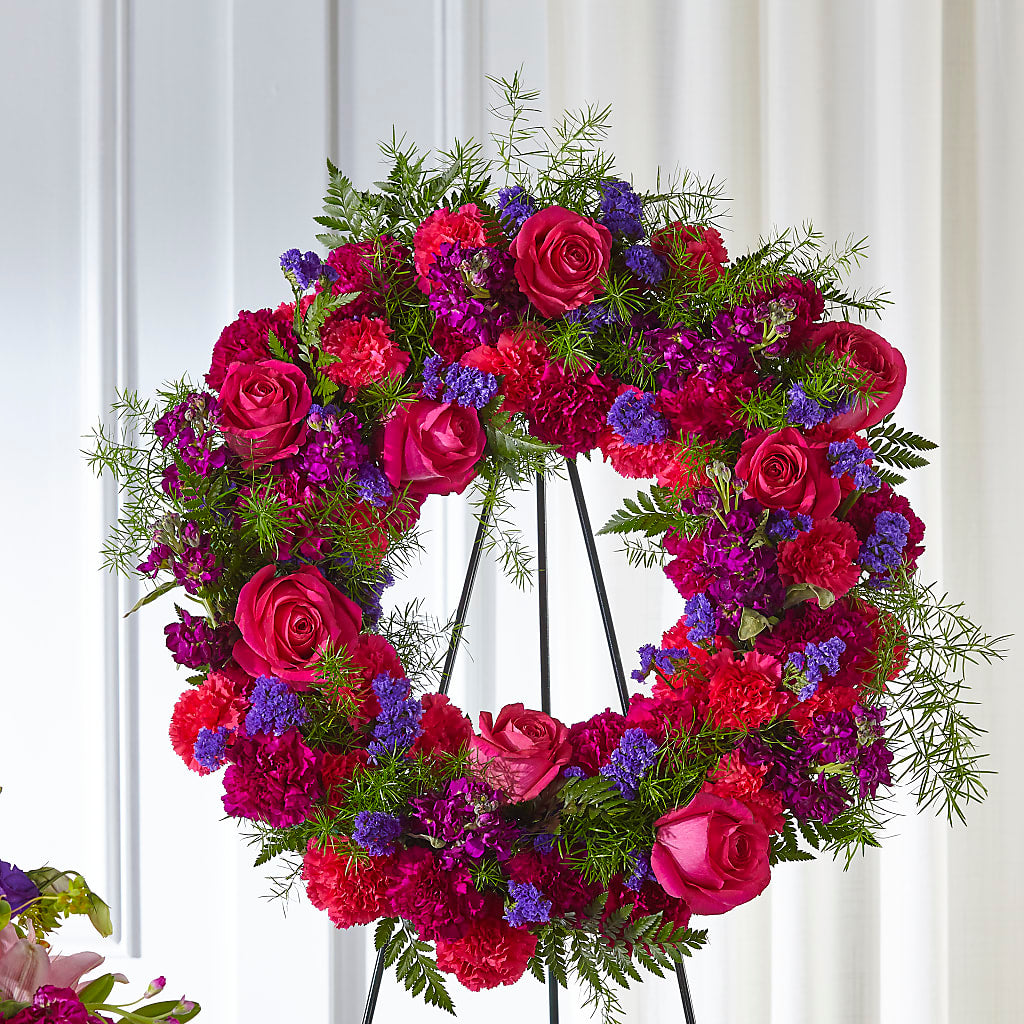 Calming Colors Wreath – Rosehaus Floral, Suamico WI