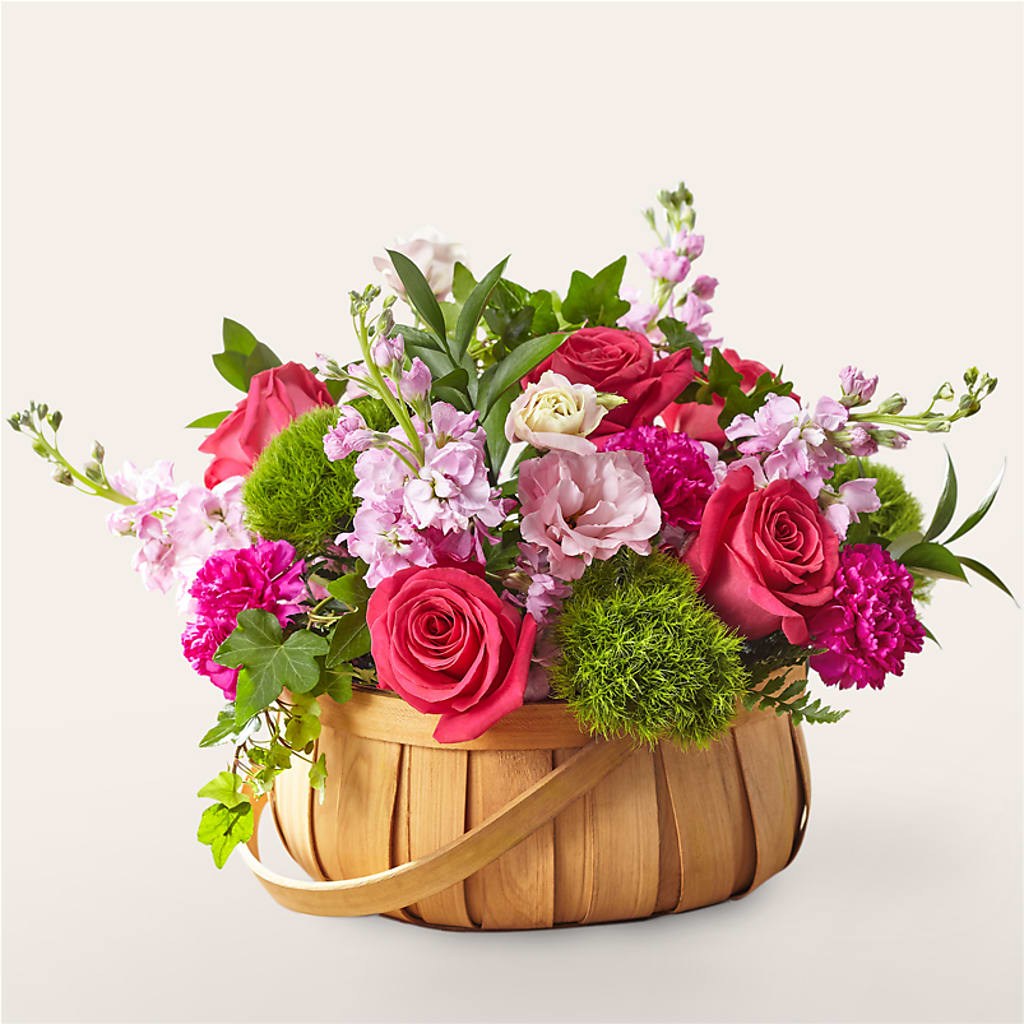 Radiance in Bloom Basket – Rosehaus Floral, Suamico WI