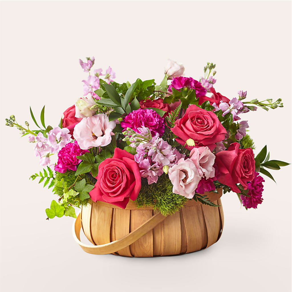 Radiance in Bloom Basket – Rosehaus Floral, Suamico WI