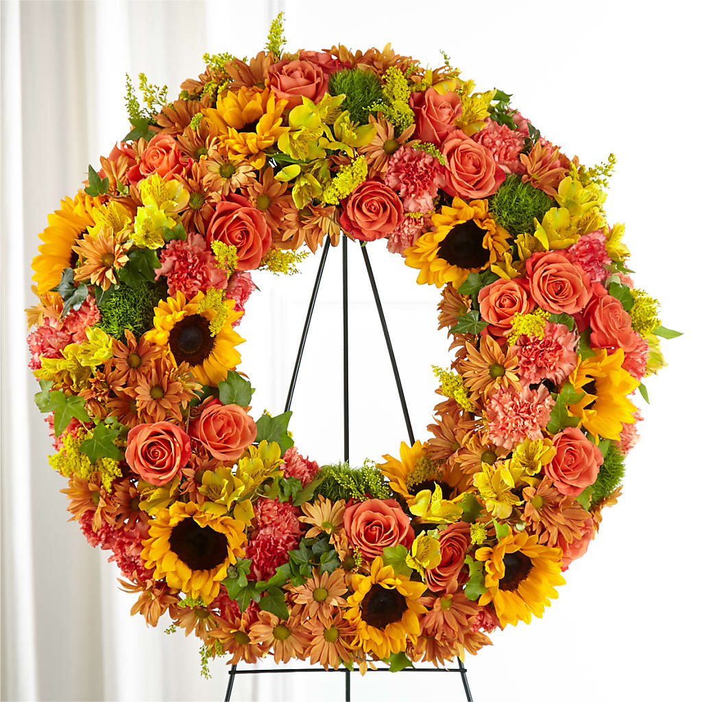 Autumnal Memories Wreath (Standard) – Rosehaus Floral, Suamico WI
