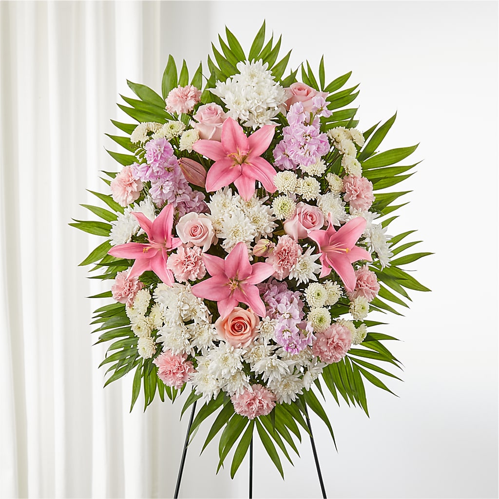 Offering Solace Standing Spray – Rosehaus Floral, Suamico WI