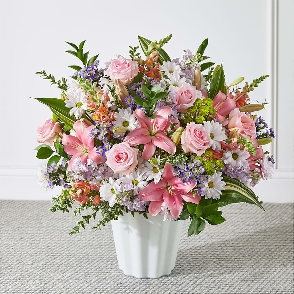 Abundant Compassion Floor Basket – Rosehaus Floral, Suamico WI