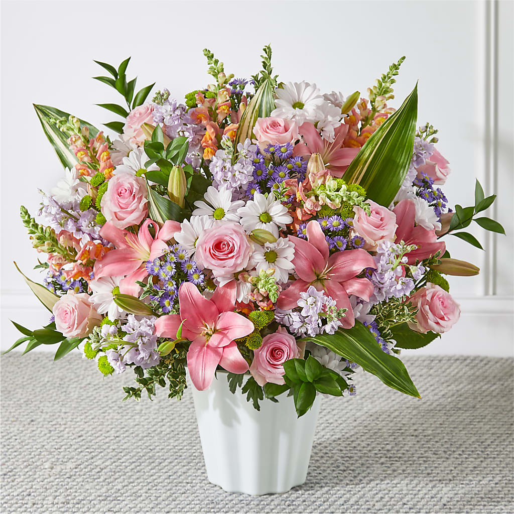 Abundant Compassion Floor Basket – Rosehaus Floral, Suamico WI