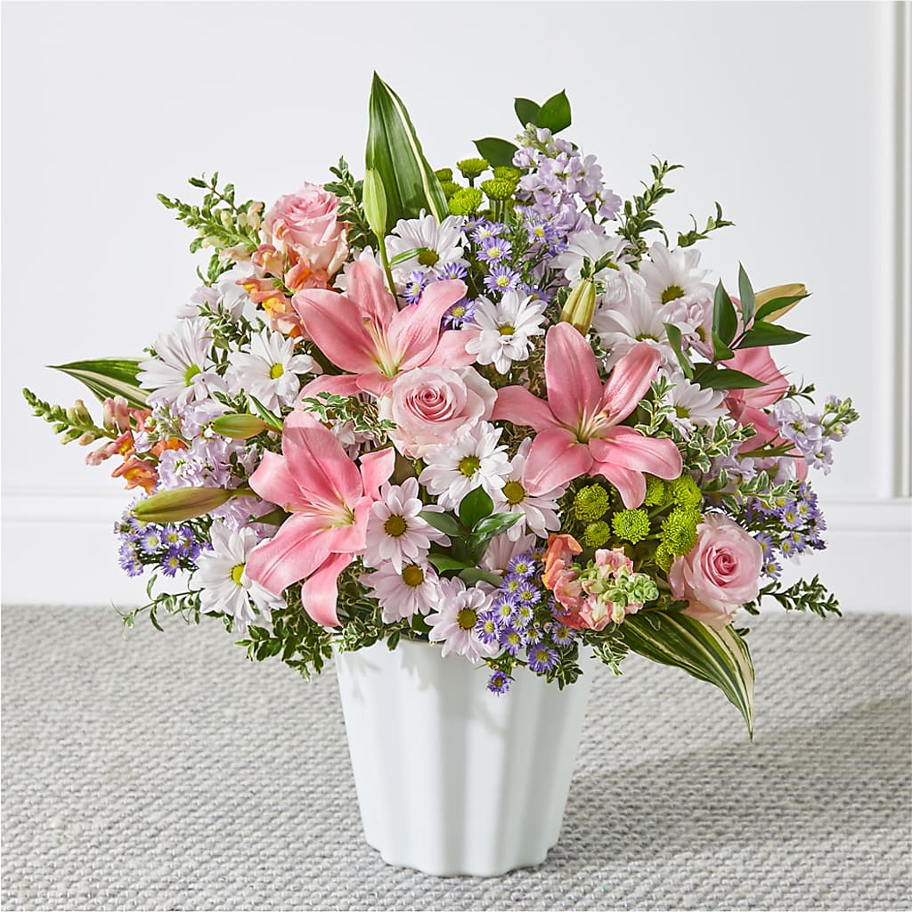 Abundant Compassion Floor Basket – Rosehaus Floral, Suamico WI