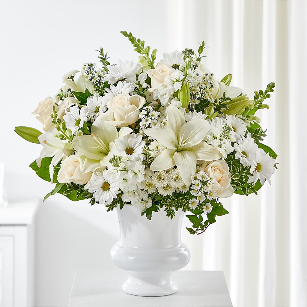 Uplifting Urn Arrangement – Rosehaus Floral, Suamico WI
