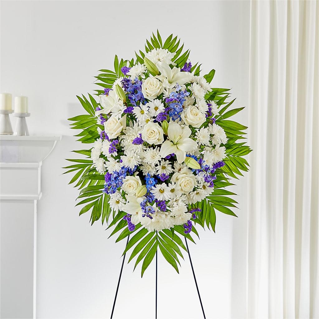 At Rest Standing Spray – Rosehaus Floral, Suamico WI