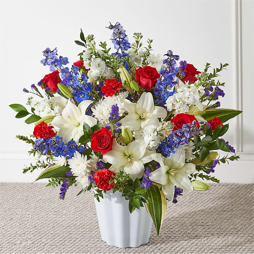 Consoled Floor Basket – Rosehaus Floral, Suamico WI
