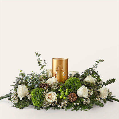 Chestnuts Roasting Centerpiece –  Rosehaus Floral, Suamico WI