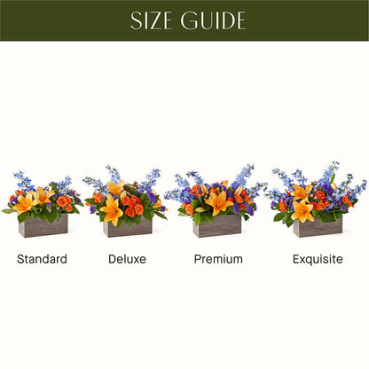 Radiant Citrus Box Bouquet –  Rosehaus Floral, Suamico WI