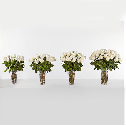 Long Stem White Rose Bouquet –  Rosehaus Floral, Suamico WI