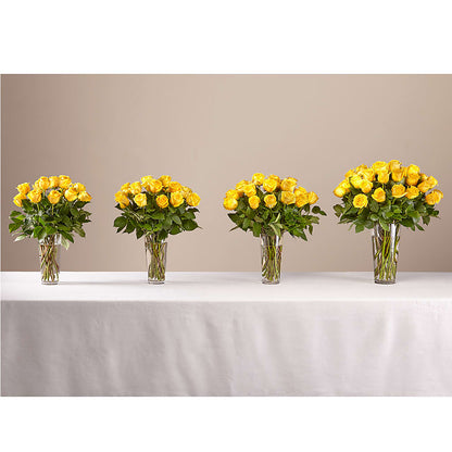 Long Stem Yellow Rose Bouquet –  Rosehaus Floral, Suamico WI