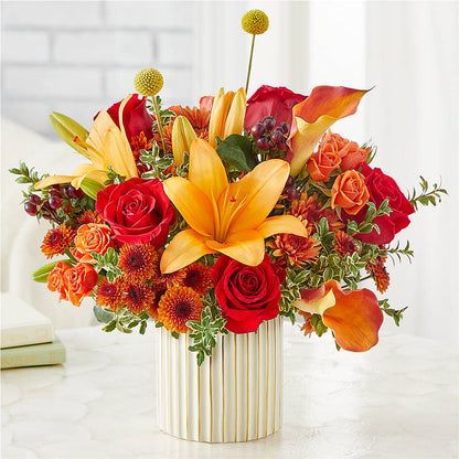 Scarlet Skies Bouquet –  Rosehaus Floral, Suamico WI