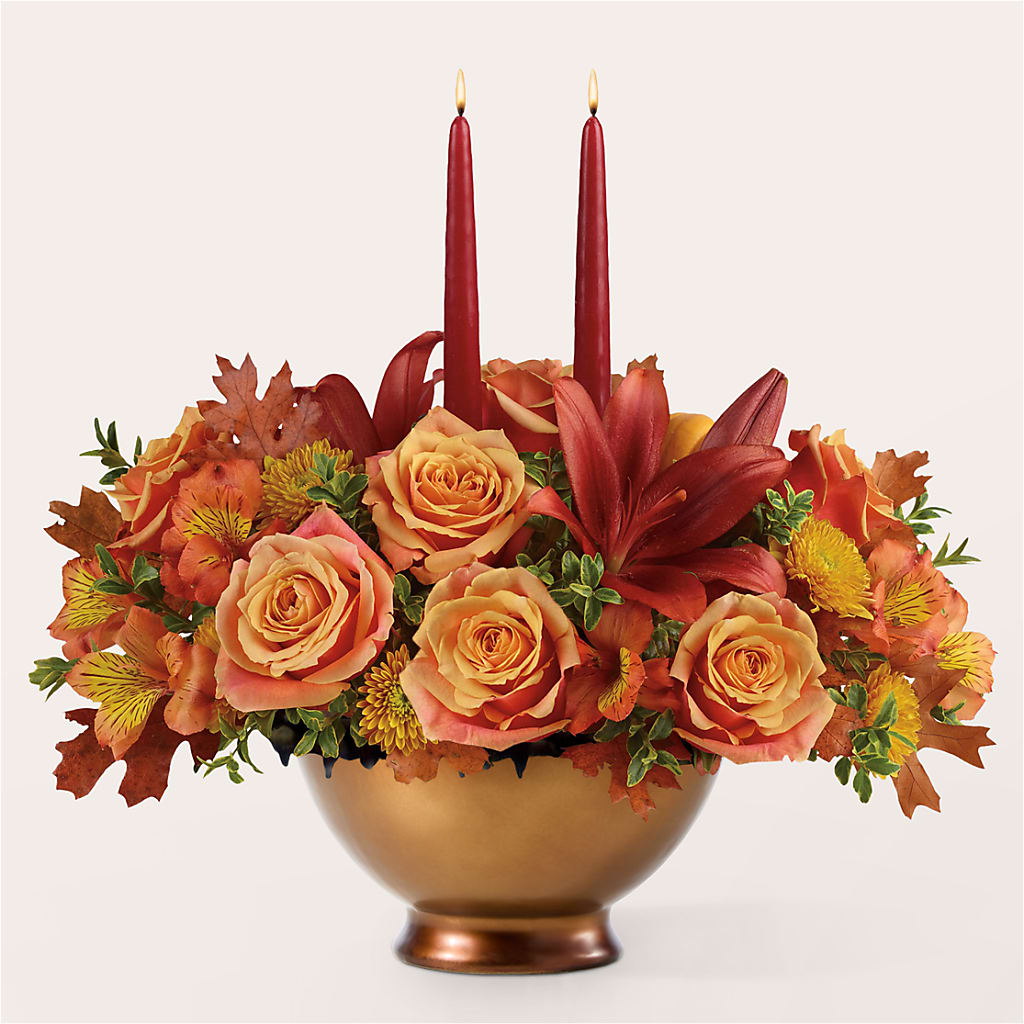 Harvest Table Centerpiece –  Rosehaus Floral, Suamico WI