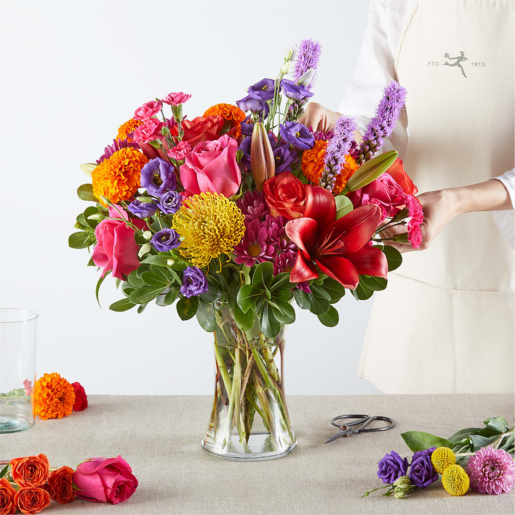 Feast of Color – A Florist Original –  Rosehaus Floral, Suamico WI