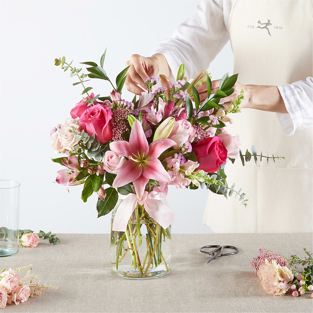 Pink Ribbon - A Florist Original –  Rosehaus Floral, Suamico WI