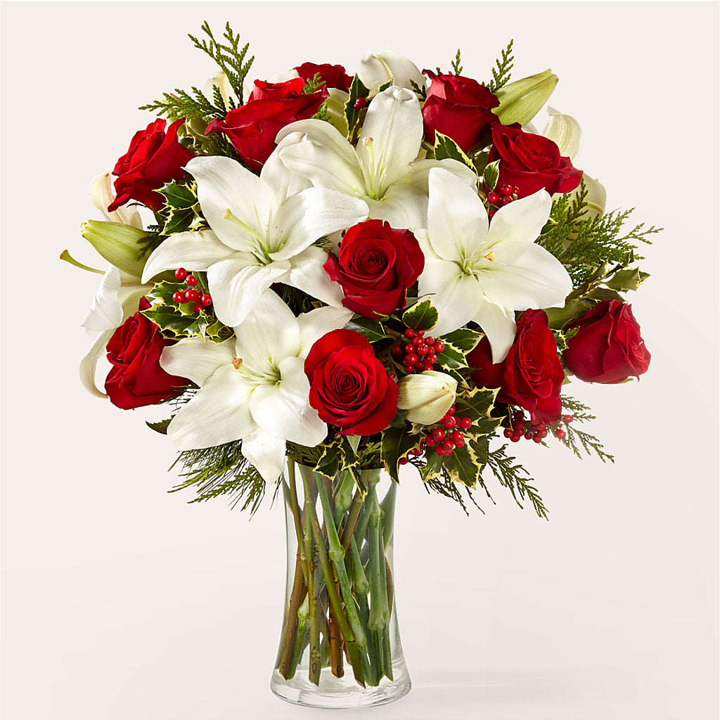 Sparkling Snowflakes Bouquet –  Rosehaus Floral, Suamico WI