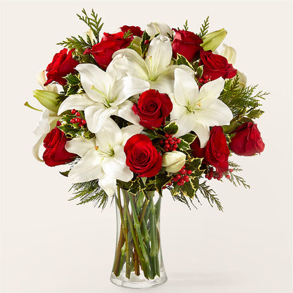 Sparkling Snowflakes Bouquet –  Rosehaus Floral, Suamico WI