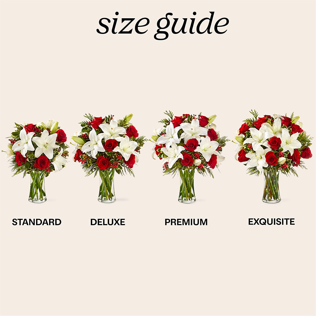 Sparkling Snowflakes Bouquet –  Rosehaus Floral, Suamico WI