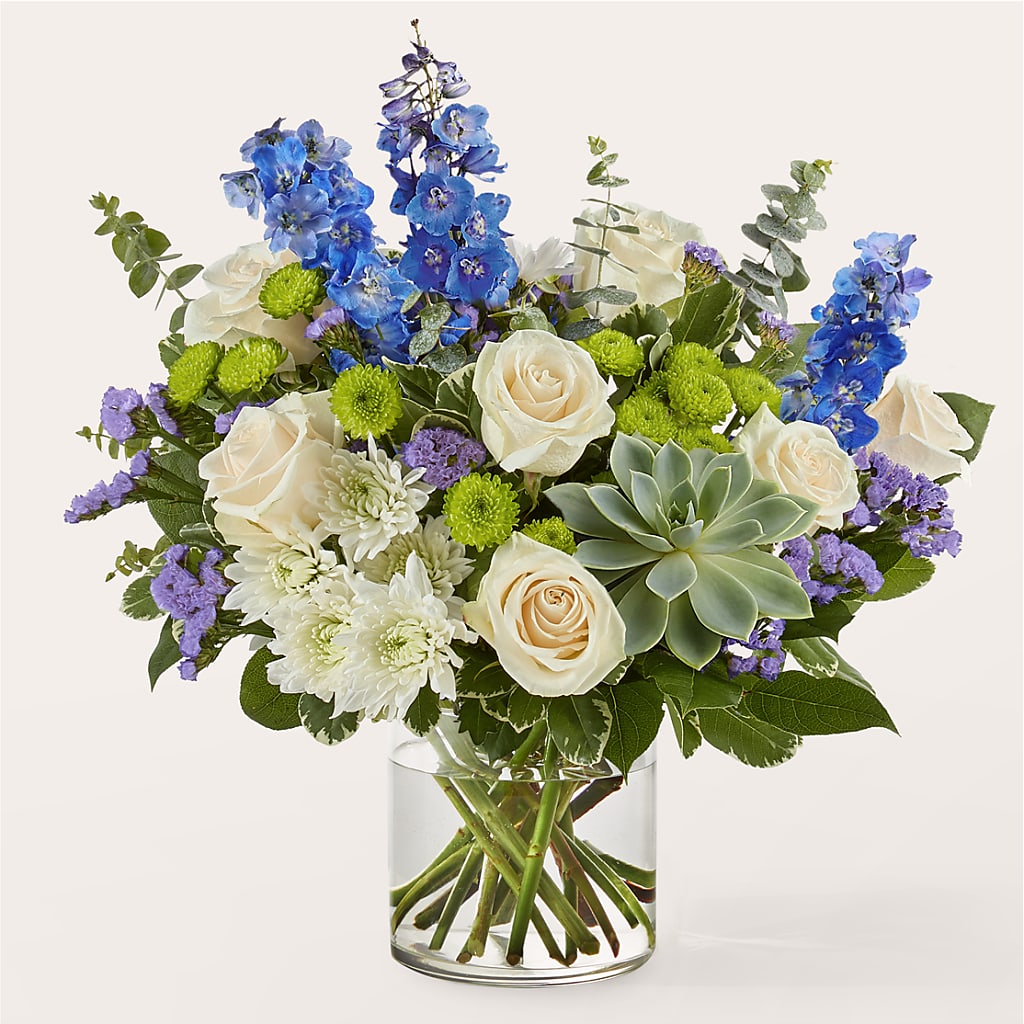 Cerulean Waves Bouquet –  Rosehaus Floral, Suamico WI