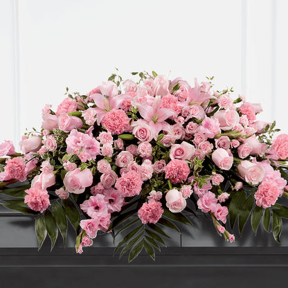 Garden of Comfort Casket Spray (Standard) –  Rosehaus Floral, Suamico WI