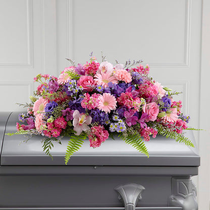 Glorious Garden Casket Spray –  Rosehaus Floral, Suamico WI