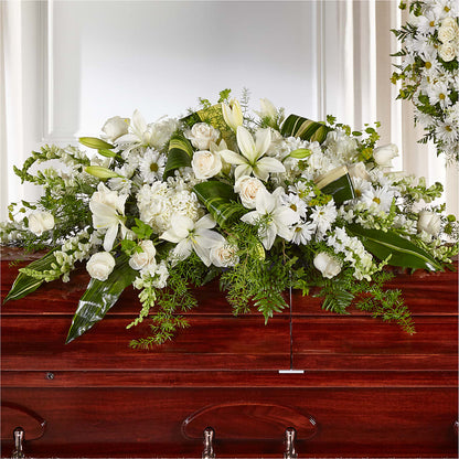 Abundance Casket Spray –  Rosehaus Floral, Suamico WI