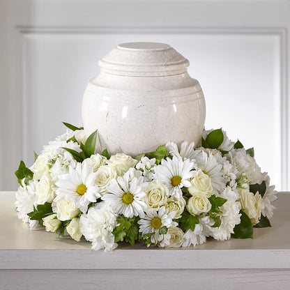 Ivory Gardens Cremation Adornment –  Rosehaus Floral, Suamico WI