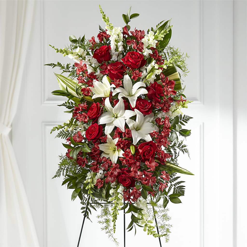 Everlasting Memory Standing Spray –  Rosehaus Floral, Suamico WI