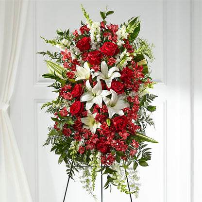 Everlasting Memory Standing Spray –  Rosehaus Floral, Suamico WI