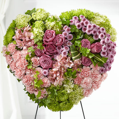 Heartwarming Standing Heart –  Rosehaus Floral, Suamico WI