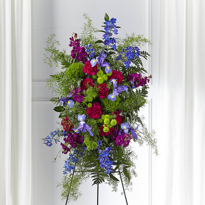 Heavenly Skies Standing Spray –  Rosehaus Floral, Suamico WI