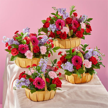 Pink Picnic Basket –  Rosehaus Floral, Suamico WI