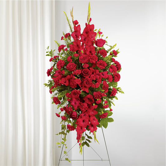 From the Heart Standing Spray –  Rosehaus Floral, Suamico WI