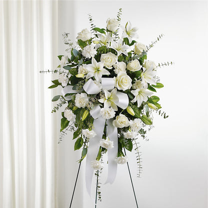 With Care Standing Spray –  Rosehaus Floral, Suamico WI