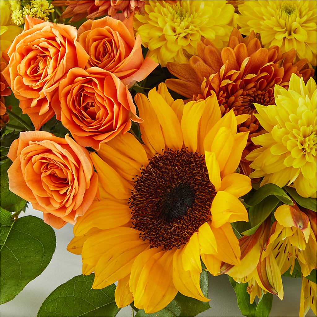Autumn Harmony Centerpiece –  Rosehaus Floral, Suamico WI