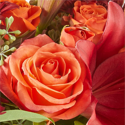Crimson Leaves Bouquet –  Rosehaus Floral, Suamico WI