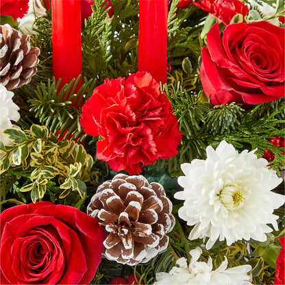 Holiday Soiree Centerpiece –  Rosehaus Floral, Suamico WI