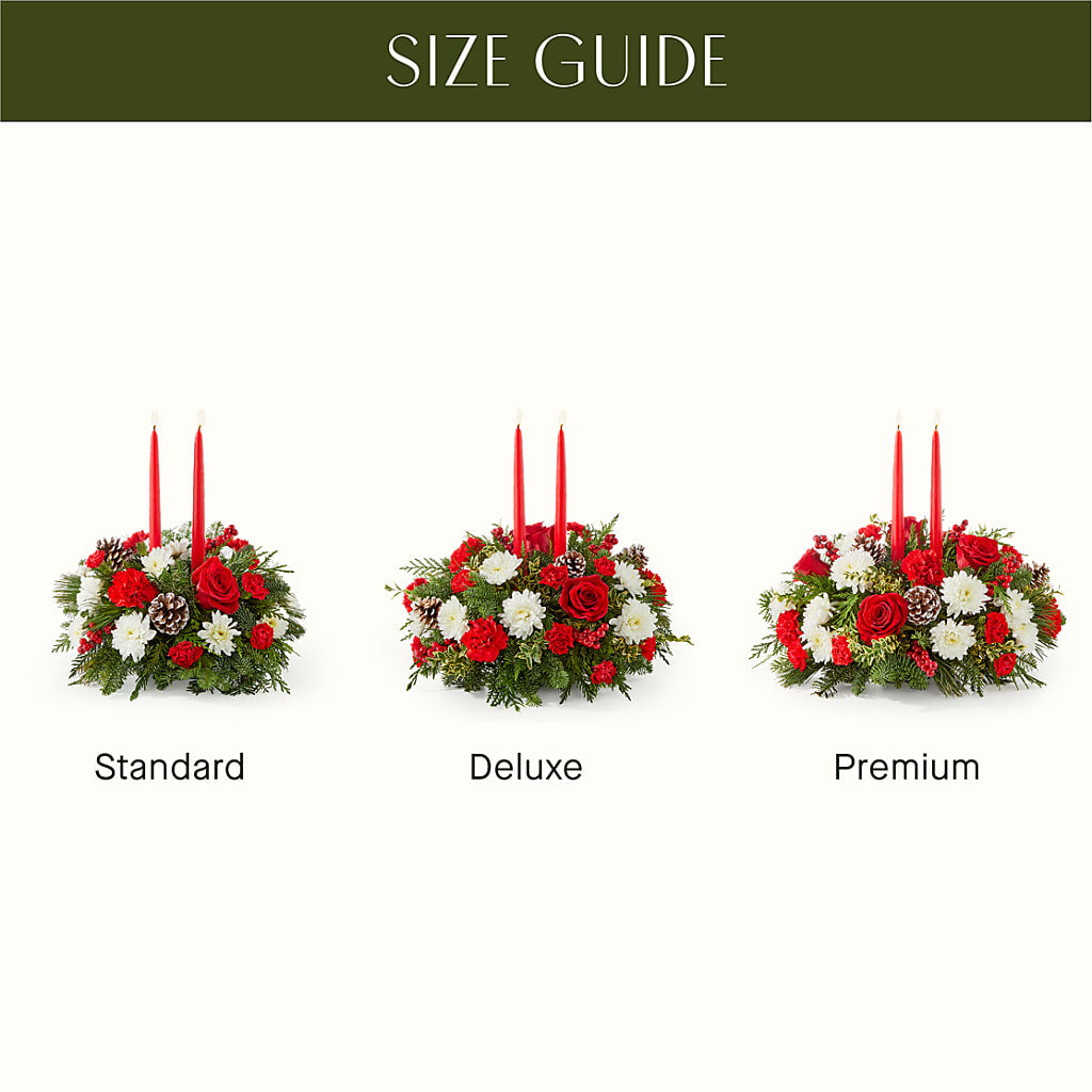 Holiday Soiree Centerpiece –  Rosehaus Floral, Suamico WI