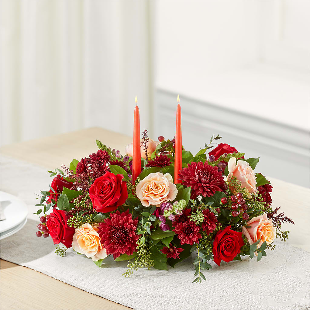 Most Thankful Centerpiece –  Rosehaus Floral, Suamico WI