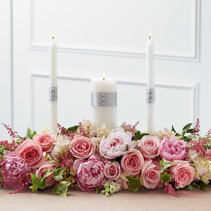 Worldwide Romance Unity Candle Arrangement –  Rosehaus Floral, Suamico WI