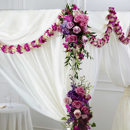 Color & Light Chuppah Decor –  Rosehaus Floral, Suamico WI